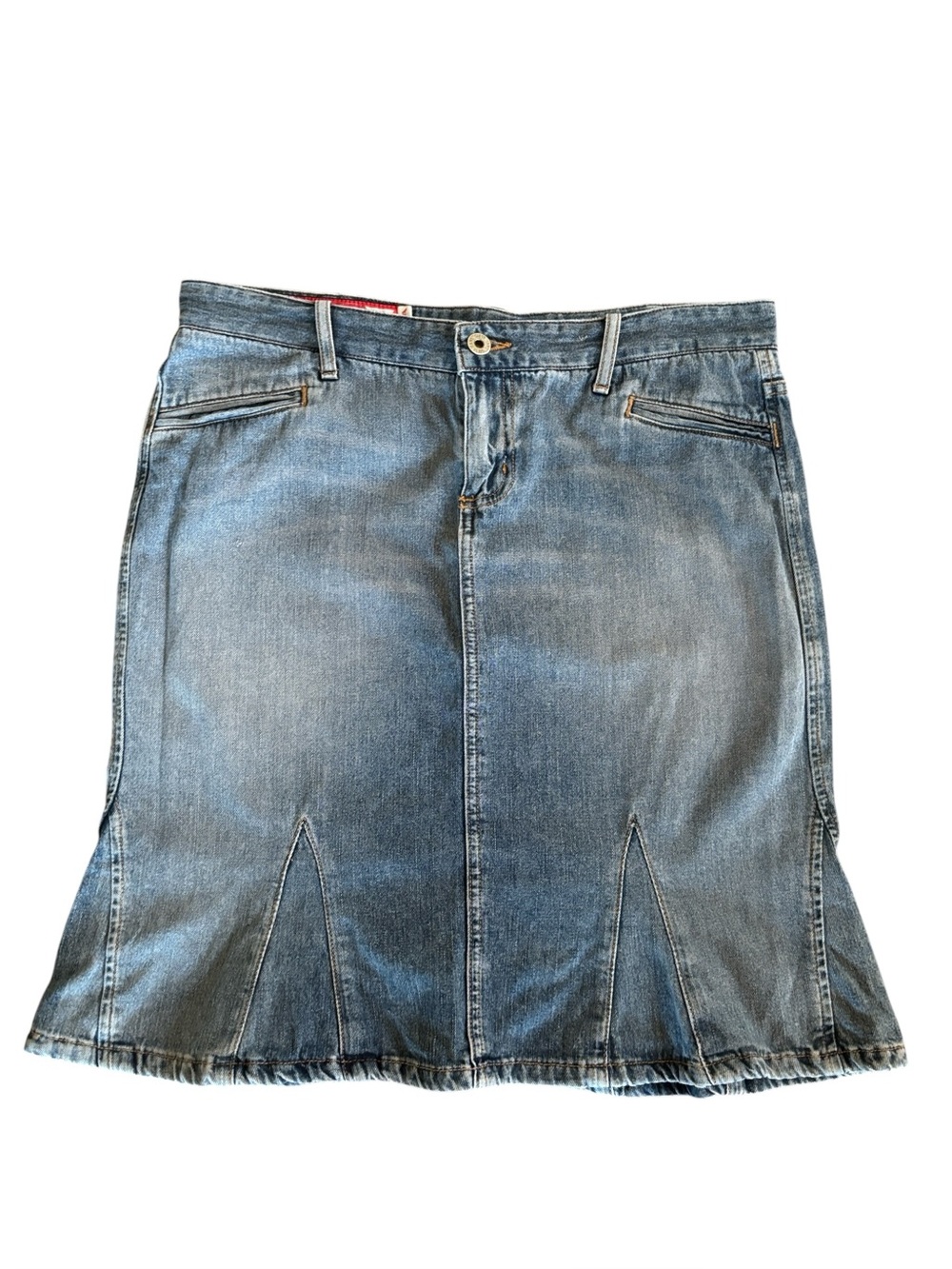 Guess Jeans Blue Denim Jean Skirt Y2K Size 30
